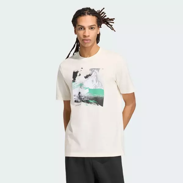 adidas Phong cách sống ÁO THUN GRAPHIC MEMORIES OF SPORT OUTDOOR Nam trắng KC7095