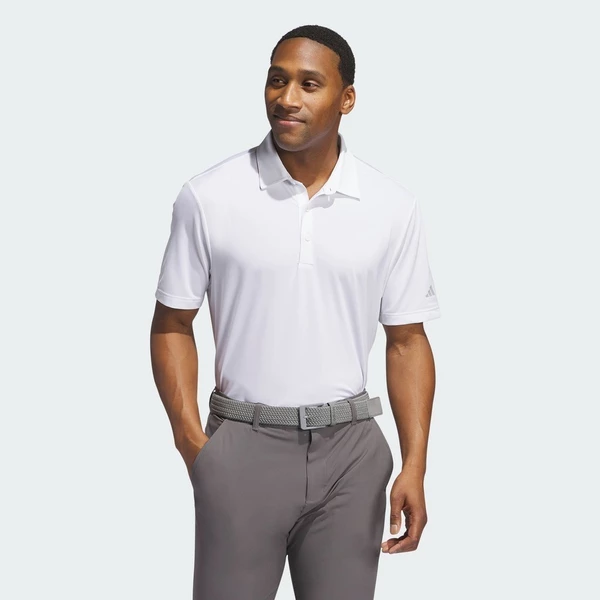 adidas Đánh gôn Áo Polo Trơn Ultimate365 Nam trắng IS7344