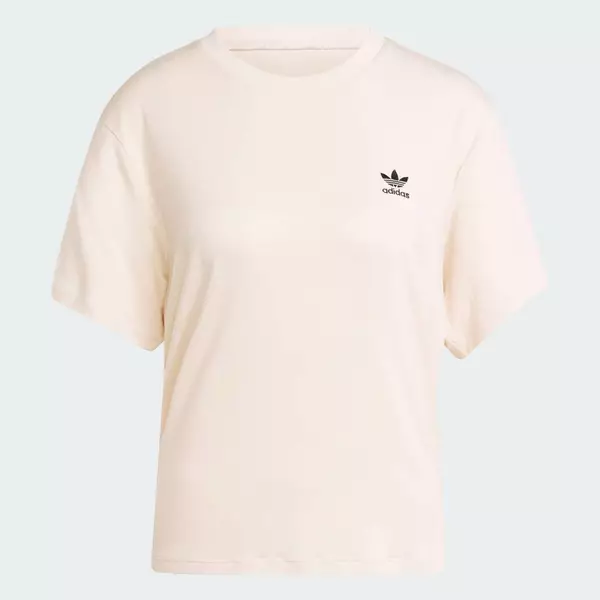 adidas Phong cách sống Áo Thun Ba Lá Họa Tiết Da Rắn Nữ trắng JC5747