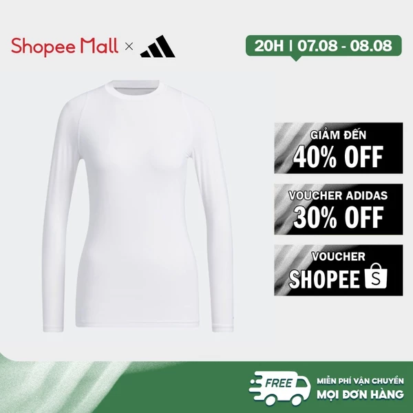 [Duy nhất 8.8 - VOUCHER 30%]adidas Đánh gôn Áo Lót Trong Dài Tay Golf AEROREADY Nữ trắng HT0026
