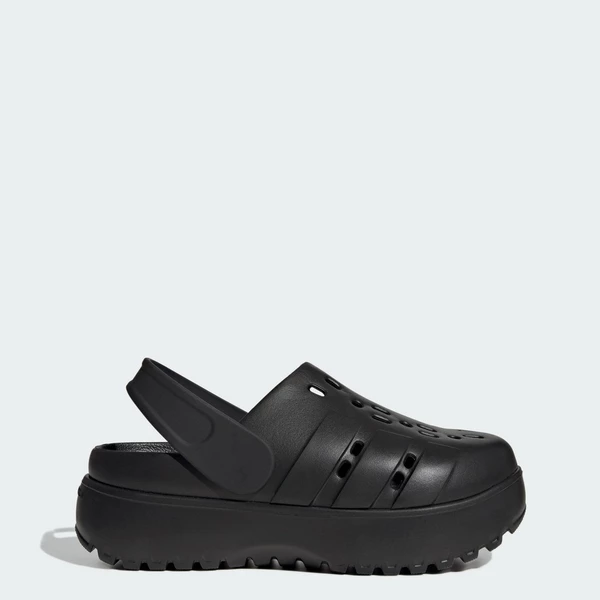 adidas Bơi lội & Phong cách sống Dép đế cao Adilette Nữ Đen JP9577