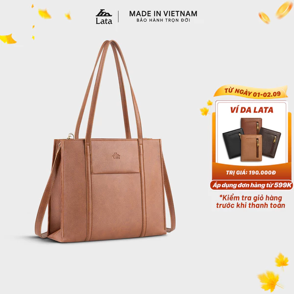 Túi Lata (Thời trang nữ đi làm cỡ lớn - Túi xách da TX18)