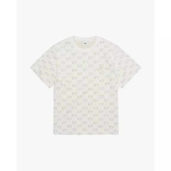 MLB - Áo thun unisex cổ tròn tay ngắn Retro_3ATSM0163-50IVS