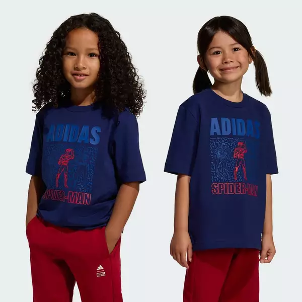 adidas Phong cách sống ÁO THUN ADIDAS MARVEL SPIDER-MAN Trẻ em Màu xanh da trời JZ7667