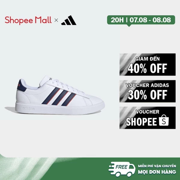 [Duy nhất 8.8 - VOUCHER 30%]adidas Lifestyle GRAND COURT 2.0 SHOES Men White ID2947