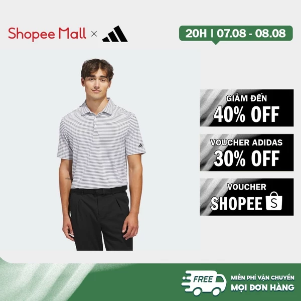 [Duy nhất 8.8 - VOUCHER 30%]adidas Đánh gôn ÁO POLO SỌC HAI MÀU CHUYÊN DỤNG Nam trắng KF0393