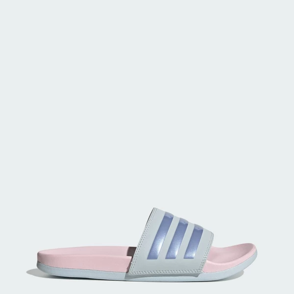 adidas Phong cách sống Dép adilette Comfort Nữ Màu xanh da trời JS3617