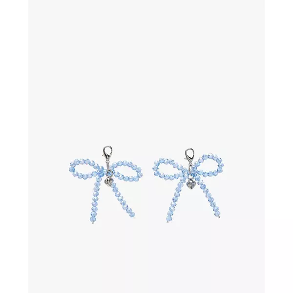 MLB - Charm nữ trang trí giày Beads Ribbon_3AETS036N-50BLS