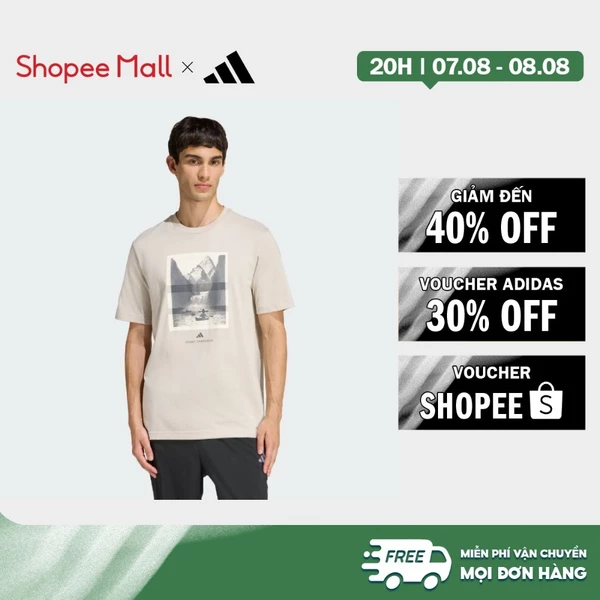 [Duy nhất 8.8 - VOUCHER 30%]adidas Phong cách sống & Quần vợt ÁO THUN GRAPHIC KAYAK NGOÀI TRỜI Nam Be KB2541