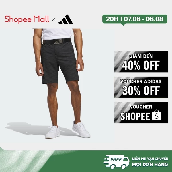 [Duy nhất 8.8 - VOUCHER 30%]adidas Đánh gôn Quần Short Golf Họa Tiết Ultimate365 Nam Đen JF4919