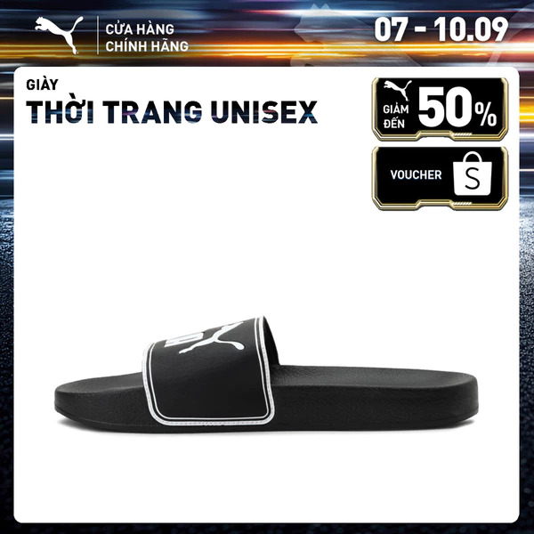 Dép quai ngang PUMA Unisex Leadcat Màu Đen