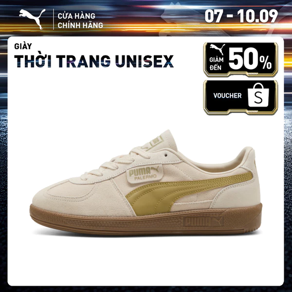 Giày Thời Trang PUMA Unisex Palermo Alpine Snow-Gum Màu Trắng