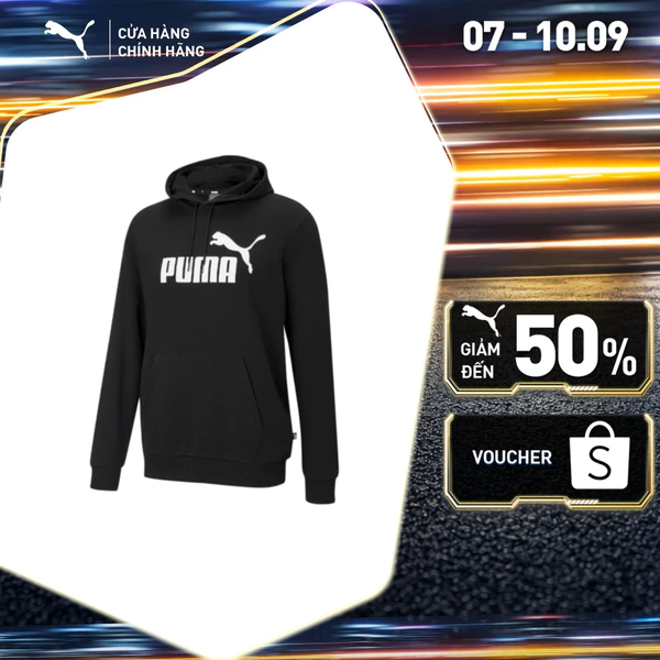 Áo Khoác Hoodie PUMA Nam Logo Lớn Essentials