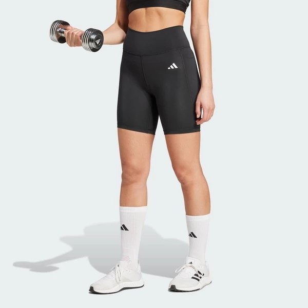 adidas Gym & Training & Weightlifting & Yoga Quần Legging Ngắn Optimé Essentials 7 Inch Với Túi Ẩn Nữ Đen IT2281