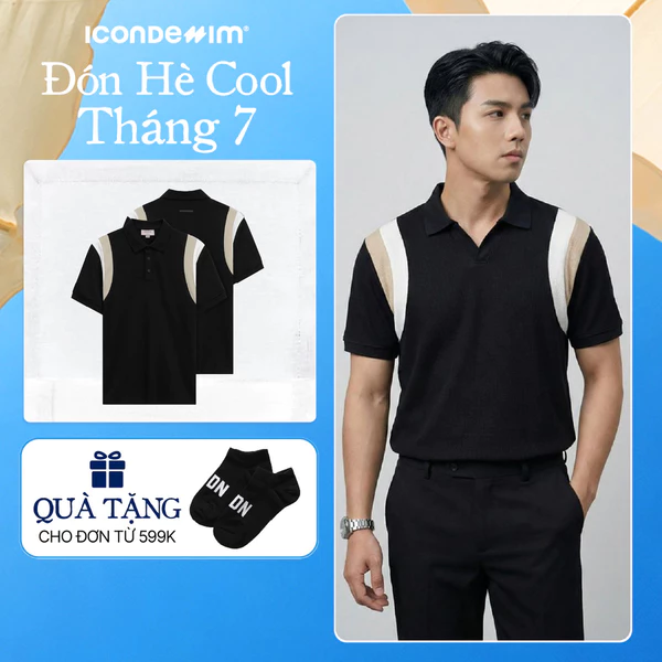 Áo Polo Nam ICONDENIM Velocity Double Face CVC Form Regular PLID0272