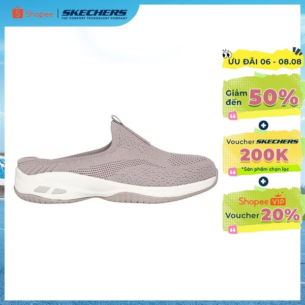 Giày Búp Bê Nữ Skechers Modern Comfort Commute Time Walk Flow - 100659-TPE Air-Cooled Memory Foam