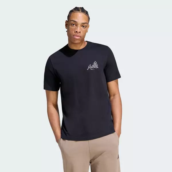 adidas Lifestyle NOVELTY PONG GRAPHIC T-SHIRT Men Black KC7121