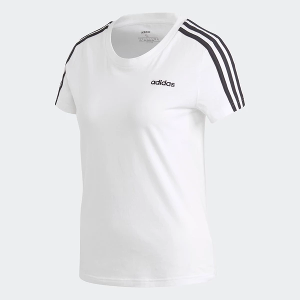 adidas Phong cách sống Áo Thun 3 Sọc Essentials Nữ trắng GH7887