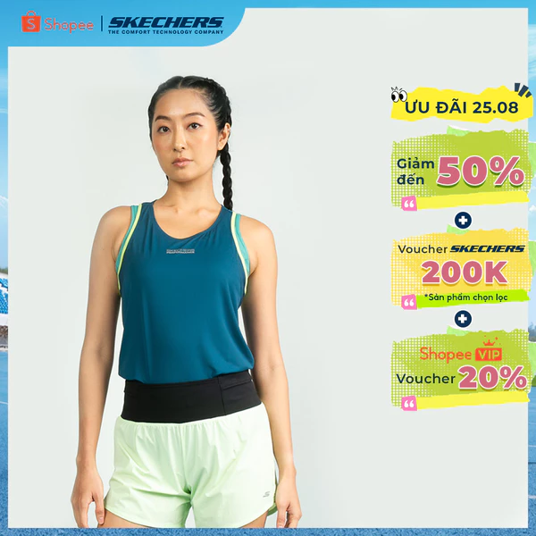 Sports Tank Top Nữ Skechers Running Performance Sports Tank Top - SP325W340-000Z