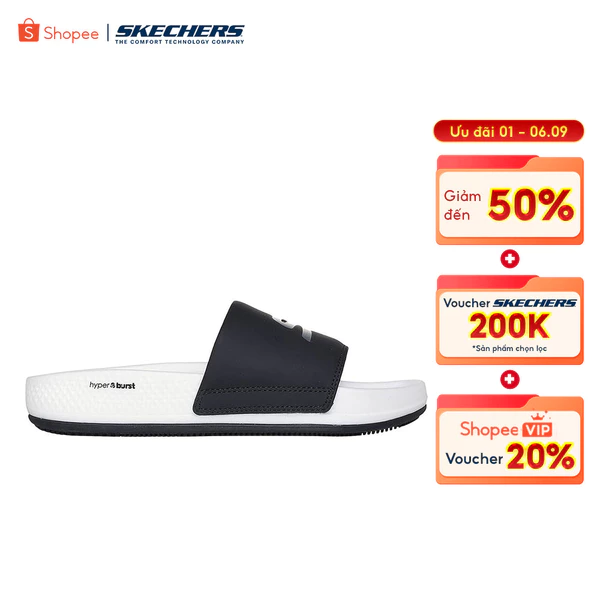 Xăng Đan/Dép Nữ Skechers Arch Fit On-The-GO Arch Fit Hyper Slide Sunny Day Đi Bộ - 140470-BKW