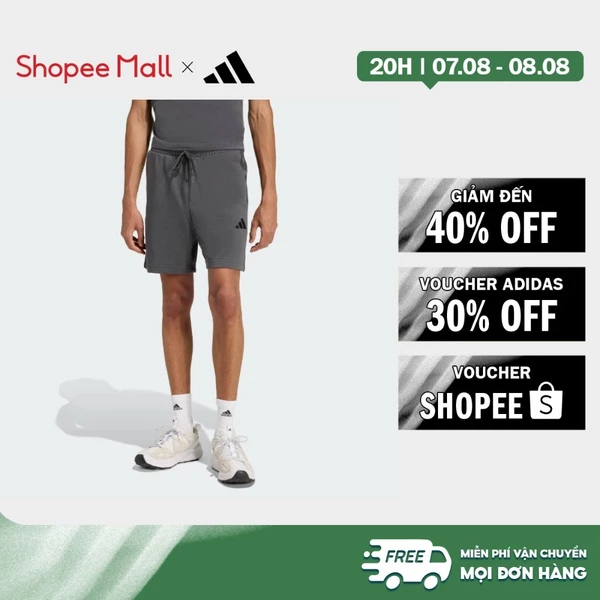 [Duy nhất 8.8 - VOUCHER 30%]adidas Phong cách sống QUẦN SHORT RẰN RI Nam Xám KC0712