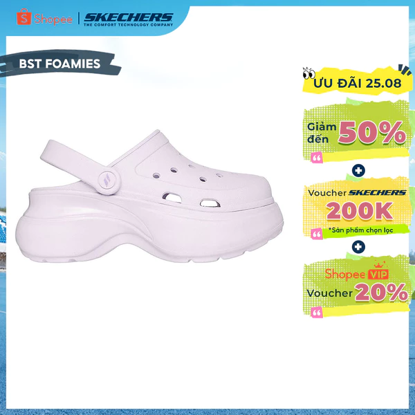 Giày Clog Nữ Skechers Foamies Tai That Girl-111678-LAV Online Sale