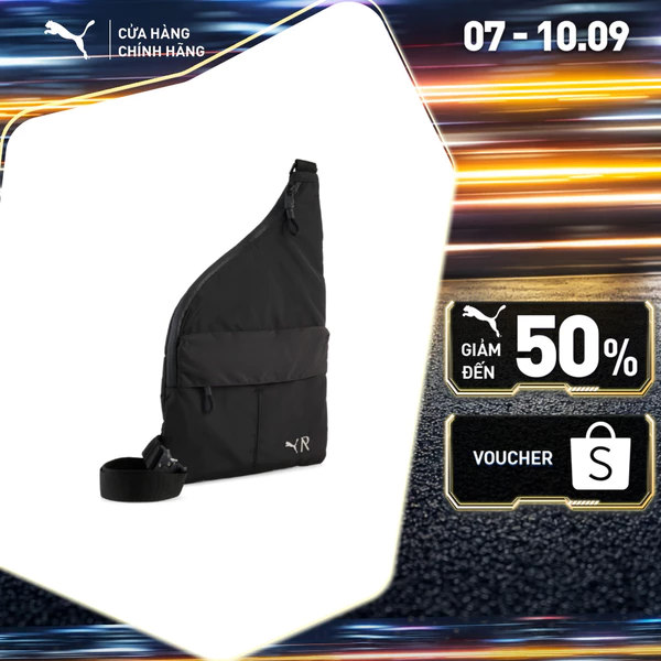 Túi Đeo Chéo Thời Trang PUMA Unisex x REPRESENT Sling Bag Black Màu Đen