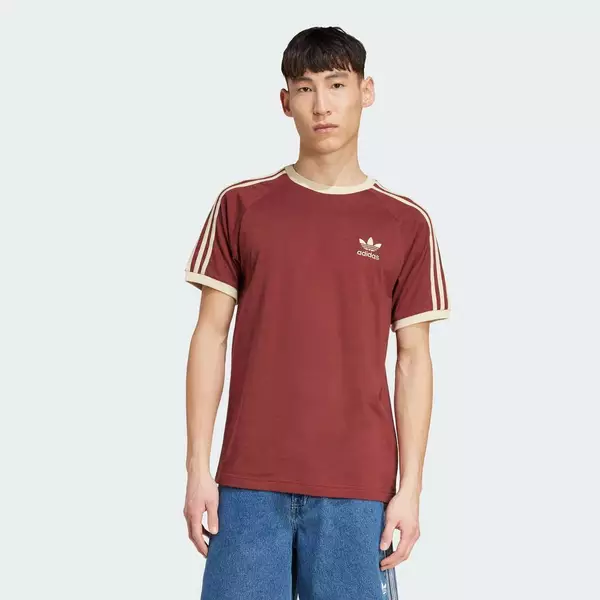 adidas Lifestyle Adicolor Classics 3-Stripes Tee Men Brown KC4713