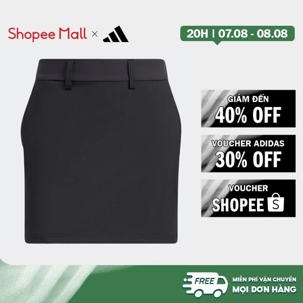 [Duy nhất 8.8 - VOUCHER 30%]adidas Đánh gôn Chân Váy Xẻ Co Giãn Bốn Chiều Nữ Đen HT0048