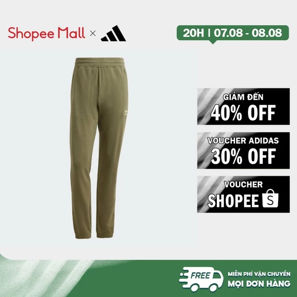 [Duy nhất 8.8 - VOUCHER 30%]adidas Phong cách sống Quần Trefoil Essentials Nam màu xanh lá IX7688