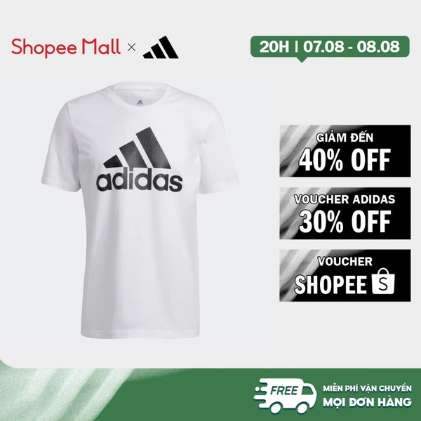 [Duy nhất 8.8 - VOUCHER 30%]adidas Phong cách sống Áo Thun Big Logo Essentials Nam trắng GK9121