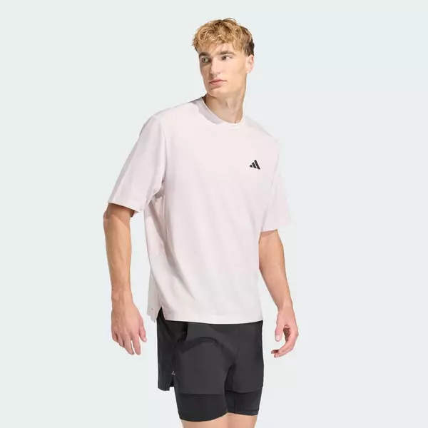 adidas Gym & Training Áo Thun Tập Luyện D4T PrimeLift Essentials In Graphic Nam Màu tím KF8195