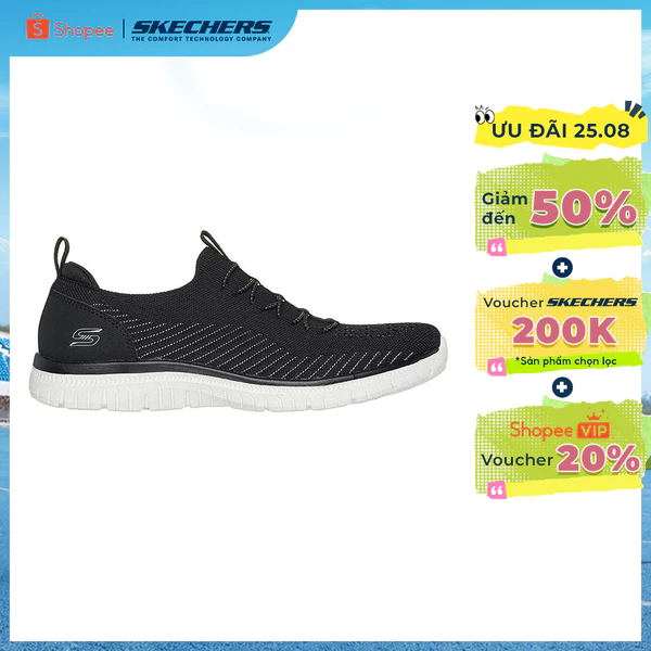 Giày Thể Thao Nữ Skechers Sport Active Virtue Twilight Thường Ngày - 104429-BKW Memory Foam Online Sale