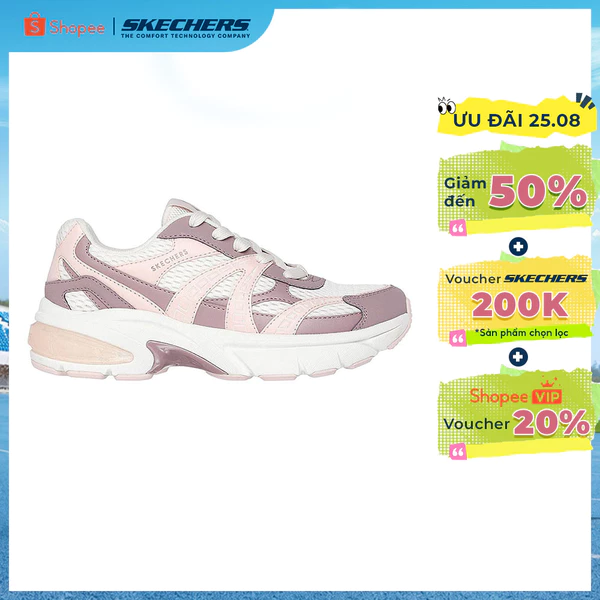 Giày Thể Thao Nữ Skechers SKX Street Shadow Stellar OG-177356-PNK Air-Cooled Memory Foam Online Sale
