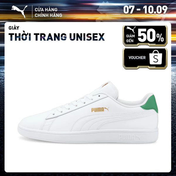 Giày Thời Trang PUMA Unisex Smash V2 Sneaker Màu Trắng