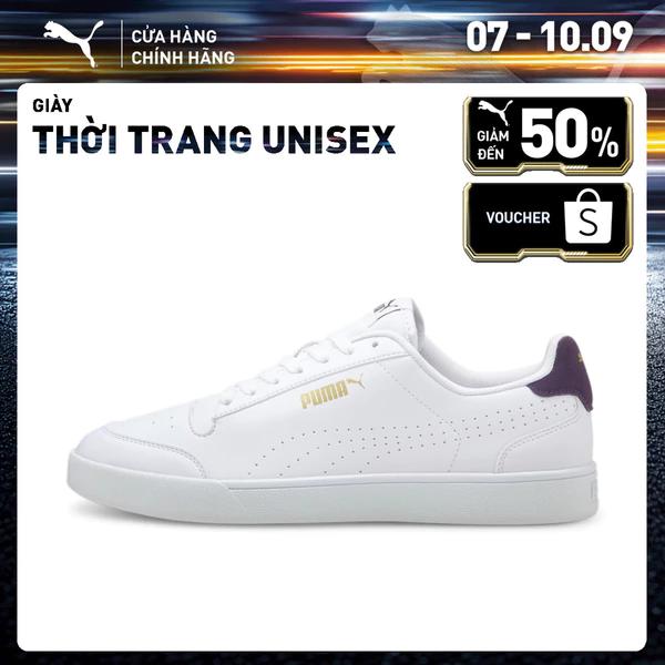 Giày thời trang PUMA Unisex Shuffle Perforated Màu Trắng