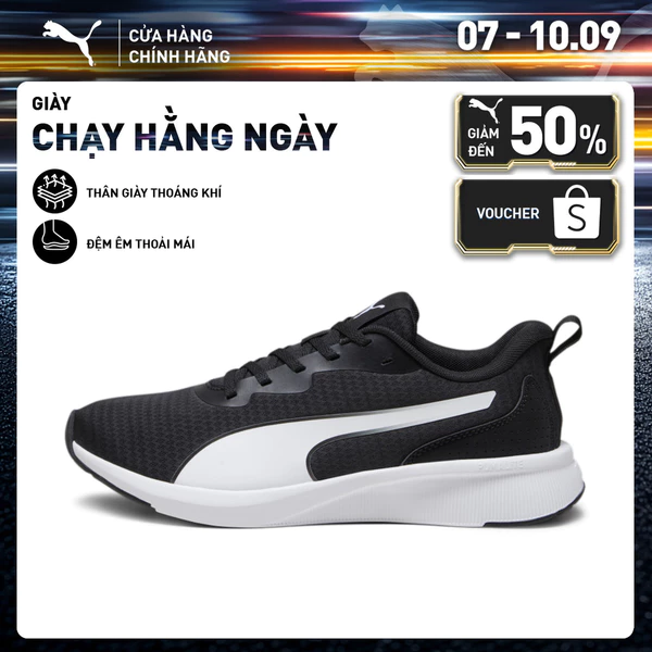 Giày Chạy Bộ PUMA Unisex Flyer Lite Black Màu Đen