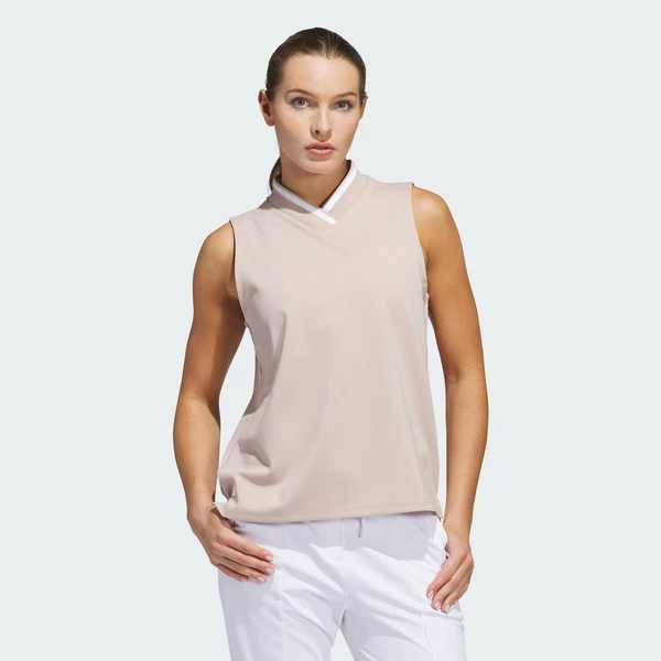 adidas Đánh gôn Áo Polo Không Tay Go-To Nữ nâu JE7314