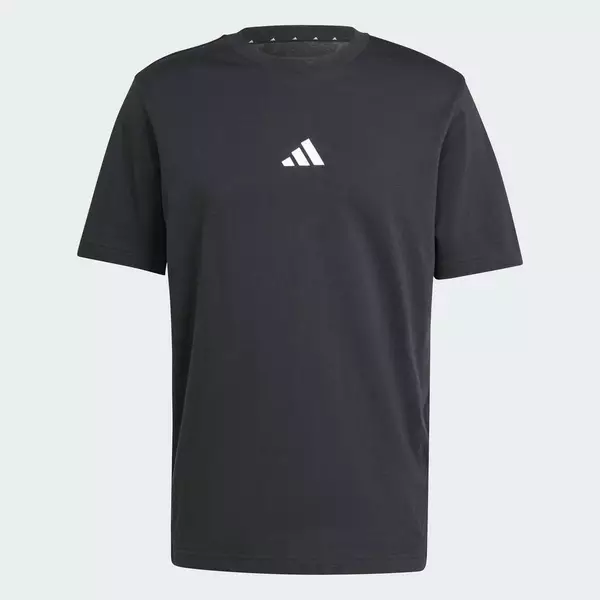 adidas Phong cách sống Áo Thun Single Jersey Logo Nhỏ Essentials Nam Đen JE9024