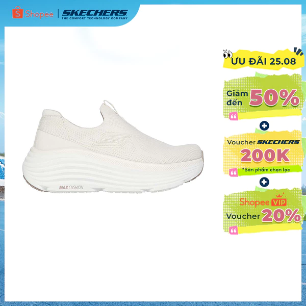Giày Thể Thao Nữ Skechers Performance Max Cushioning Endeavour Sarasota - 129481-OFWT Air-Cooled Goga Mat