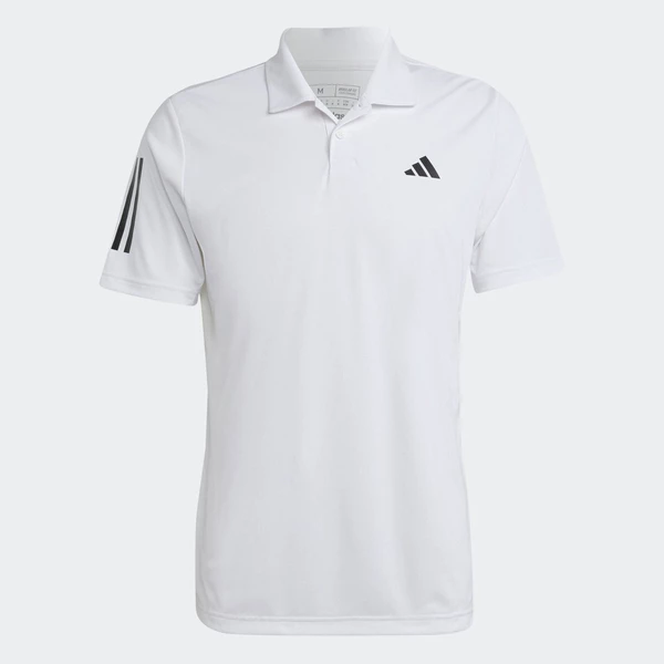 adidas Tennis & Padel Tennis Club 3-Stripes Tennis Polo Shirt Men White HS3268