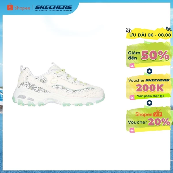 [ĐỘC QUYỀN ONLINE] Giày Thể Thao Nữ Skechers Sport D'Lites Daisy Dream - 150538-OWGN Air-Cooled Memory Foam