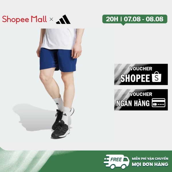 adidas Quần vợt Quần Short Dệt Co Giãn Climacool Club Tennis Nam Màu xanh da trời JN9005