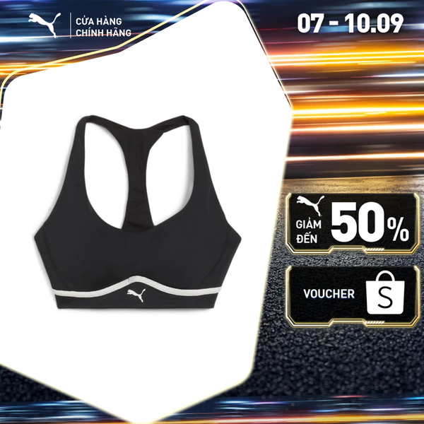 Áo Ngực Tập Luyện PUMA Nữ 4KEEPS CLOUDSPUN BRA Black Màu Đen