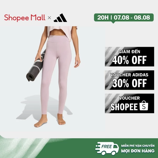 [Duy nhất 8.8 - VOUCHER 30%]adidas Gym & Training Quần Legging Dáng Dài All Me Essentials Nữ Màu tím JZ3540