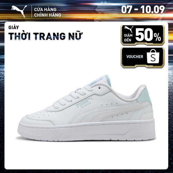 Giày Thời Trang PUMA Nữ CA Match Glossy Wns White-Fresh Water Màu Trắng