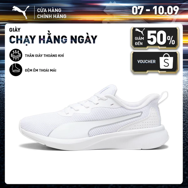 Giày thể thao PUMA Unisex Flyer Lite Meshs Màu Trắng