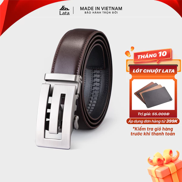 Thắt lưng Lata (Thời trang nam - Dây nịt da thật TL306)