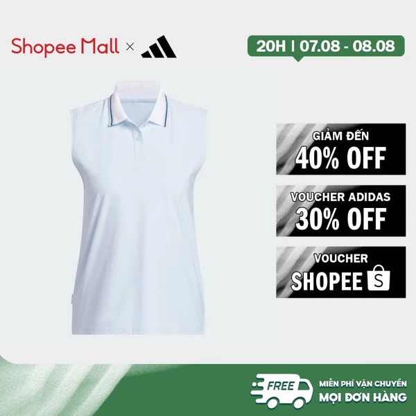 [Duy nhất 8.8 - VOUCHER 30%]adidas Đánh gôn Áo Polo Không Tay Twistknit Beyond The Course Nữ Màu xanh da trời KB3746