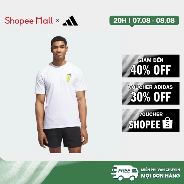 [Duy nhất 8.8 - VOUCHER 30%]adidas Đánh gôn Áo Thun Graphic Chip In NYC Nam trắng JX1766